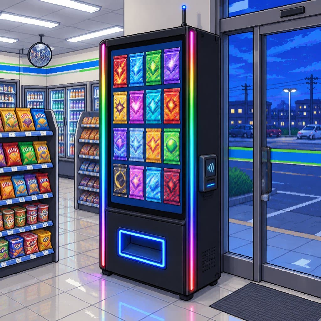 VendWorks machine styled for a convenience stores location
