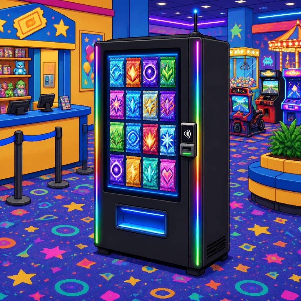 VendWorks machine styled for a entertainment venues location